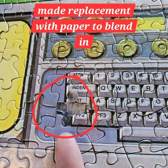 Vintage 70s SPRINGBOK COMPUTERS: INSIDE STORY 1000 PIECE PUZZLE 99.9% COMPLETE - Picture 8 of 16